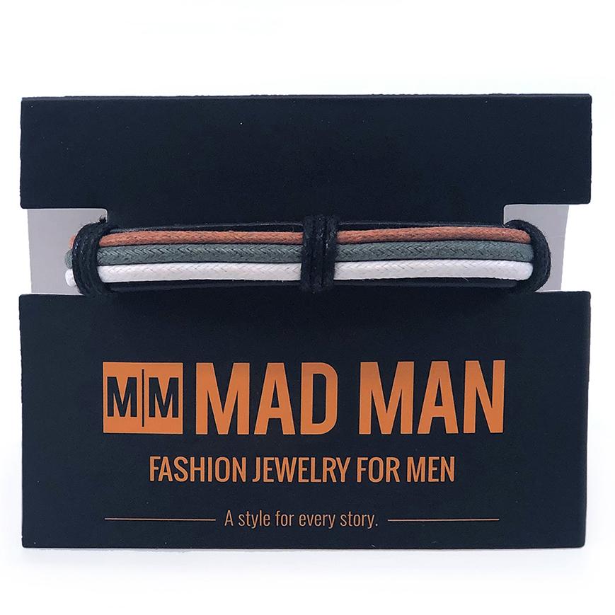 MM Leather Bracelets - Adjustable
