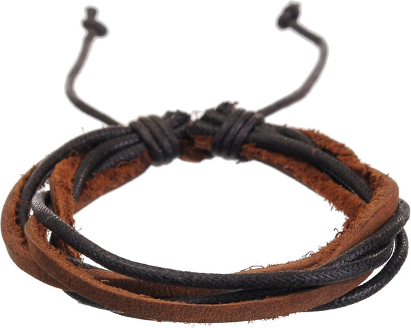 MM Leather Bracelets - Adjustable