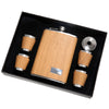 Light Grain 5 Piece Tall Flask Set - Nicole Brayden Gifts