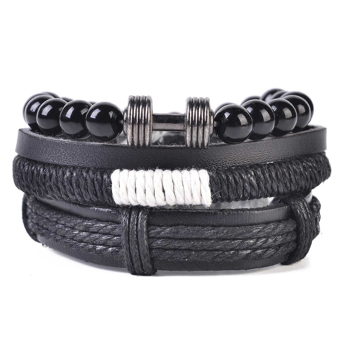 Barbell - Multi Strand Bracelet