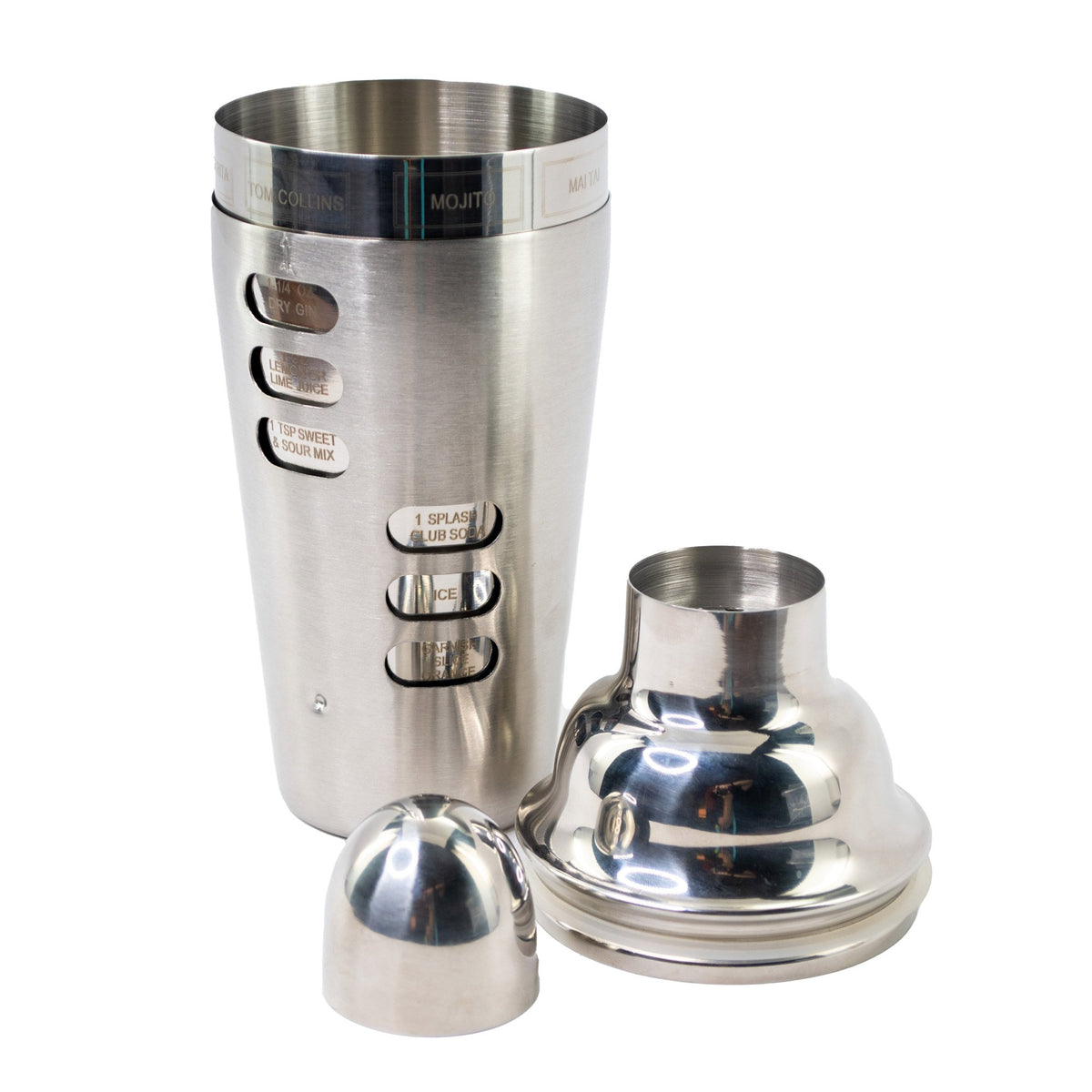 Dial A Drink Shaker Stainless Steel