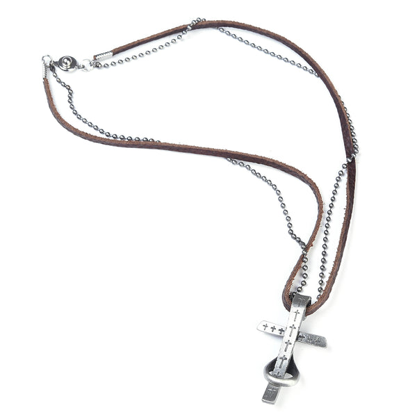 Leather Stirrup Necklace