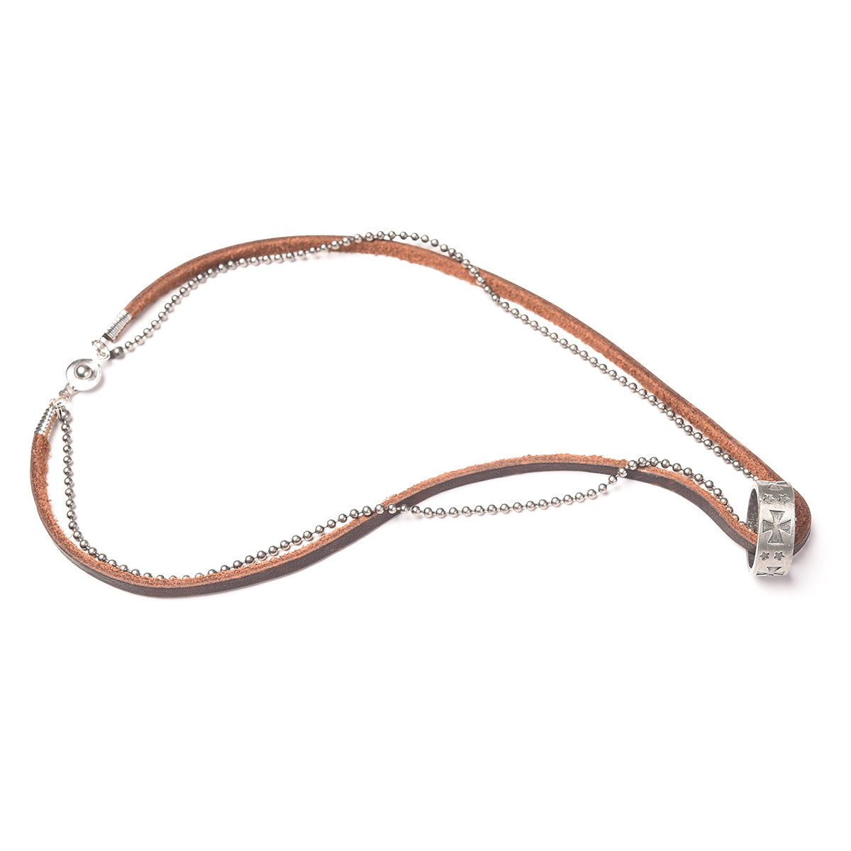 Leather Stirrup Necklace