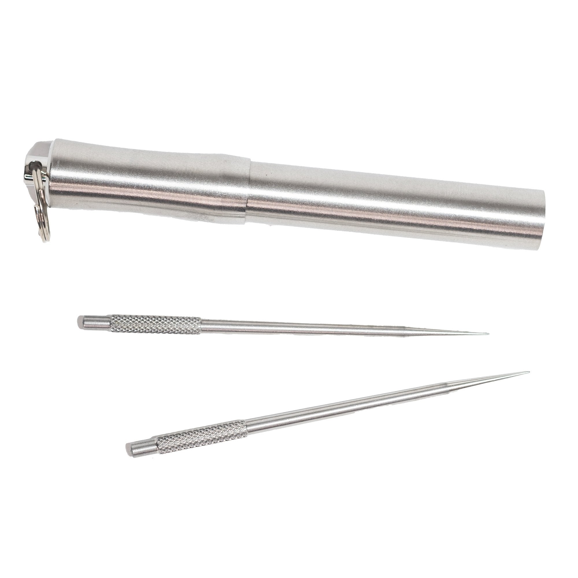 Keychain Flask And Stainless Steel Toothpick Set