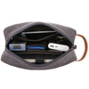 Canvas and Leather Dopp Kit - Nicole Brayden Gifts