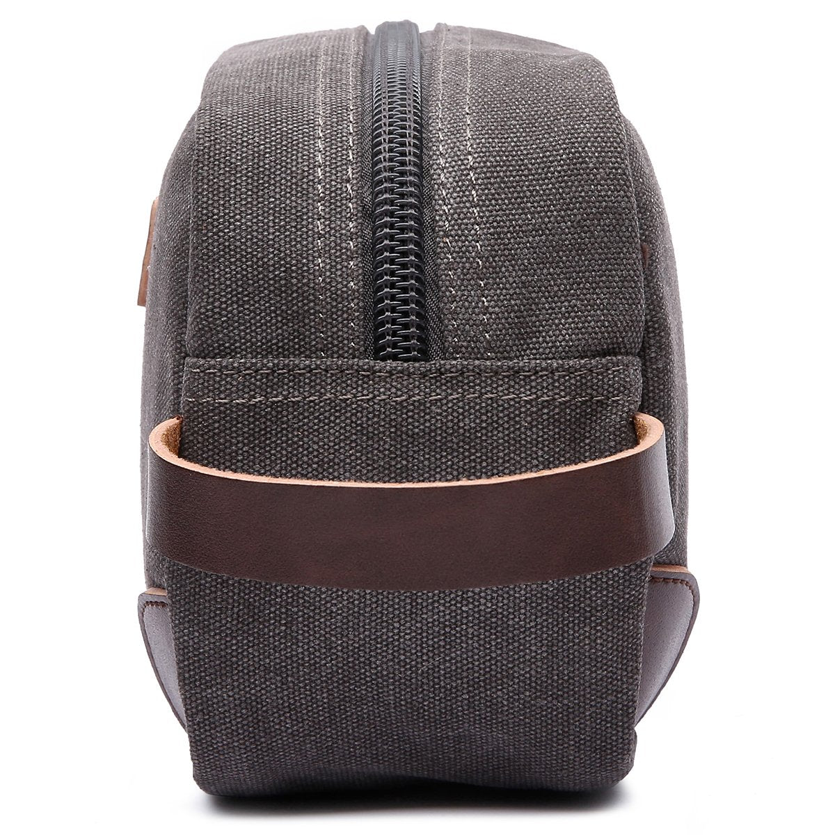 Canvas and Leather Dopp Kit - Nicole Brayden Gifts