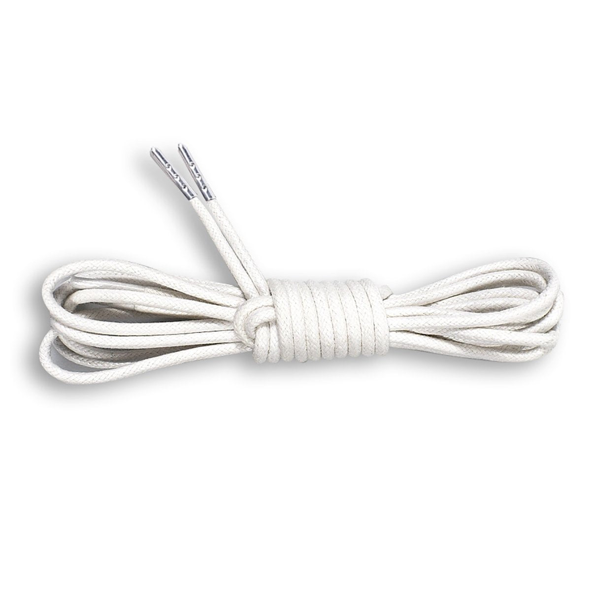 Metal Tipped Round Cotton Waxed Shoe Laces