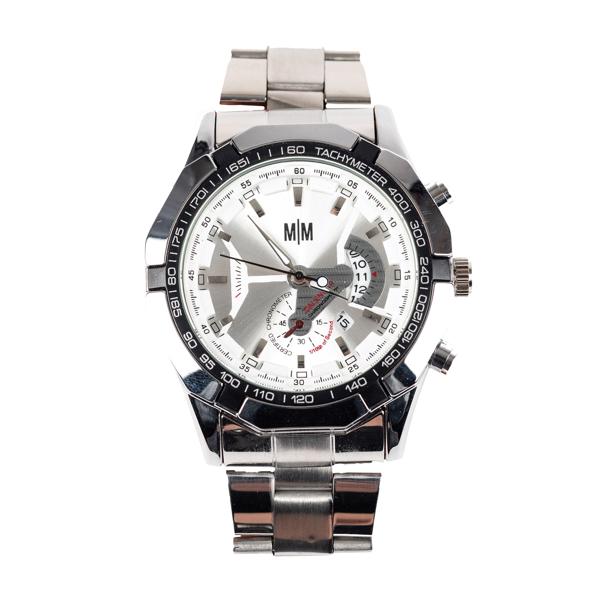 Metal Links Watch-Black