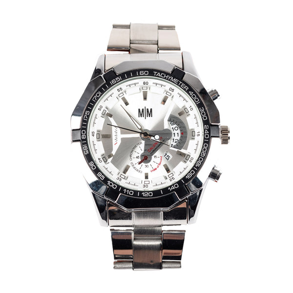 Metal Links Watch-Black