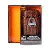 Trio Cigar Traveler with Cutter-Brown