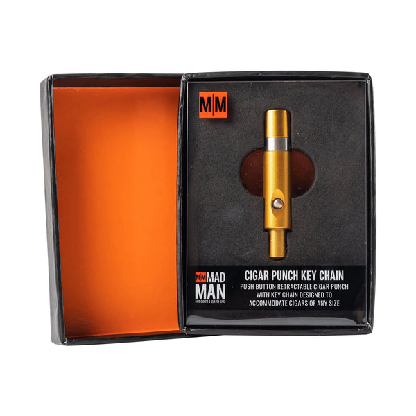 Cigar Punch Key Chain