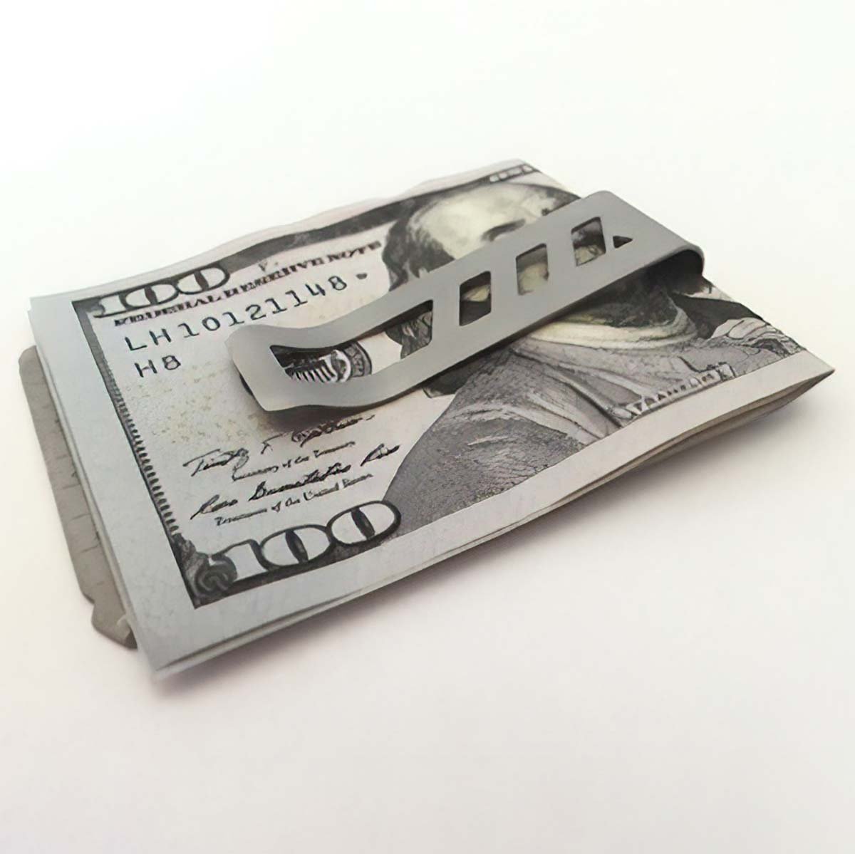 Men's Gunmetal 40 in 1 Money Clip - Nicole Brayden Gifts