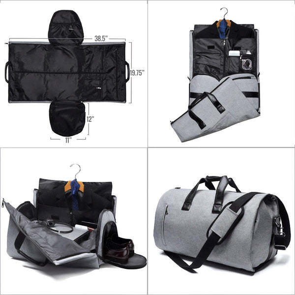 Men's Convertible Garment Duffel Bag - Nicole Brayden Gifts