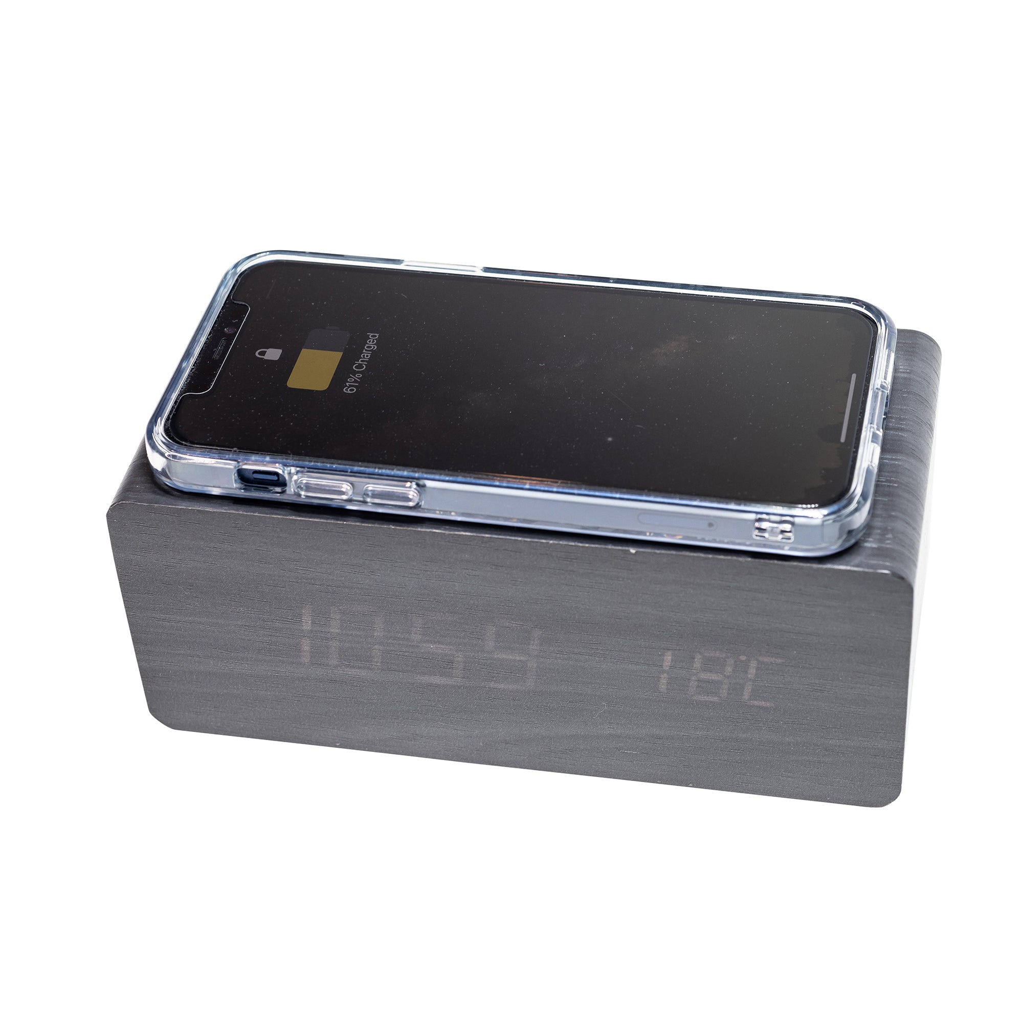 Alarm Clock with Wireless Charging Station
