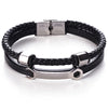 Lock Leather Bracelet