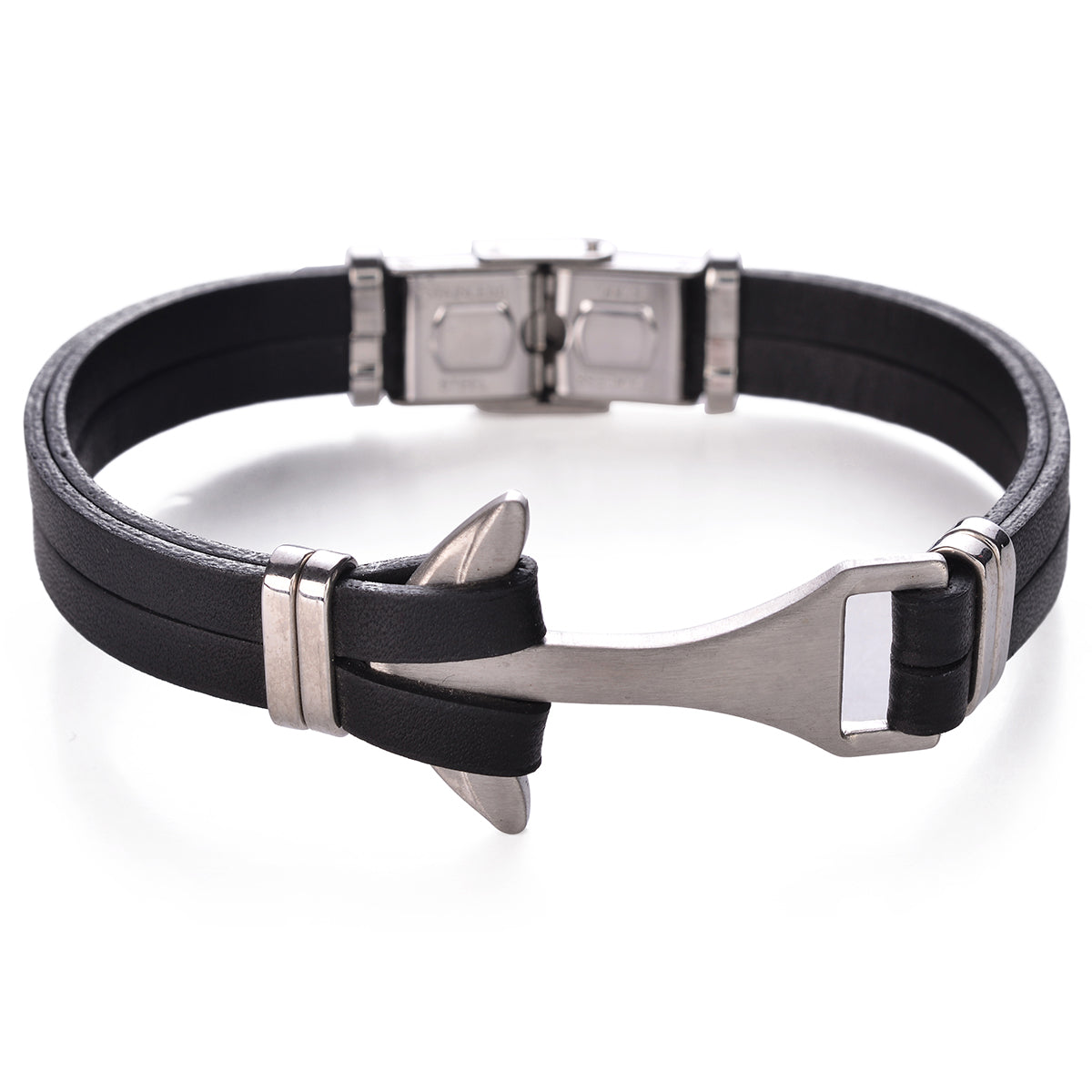 Lock Leather Bracelet
