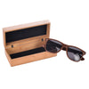 Wood Wayfarers Sunglasses with Bamboo Case - Mad Man by Mad Style Wholesale