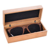 Wood Wayfarers Sunglasses with Bamboo Case - Mad Man by Mad Style Wholesale