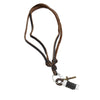 Leather Loop and Hook Necklace