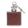 Keychain Flask And Stainless Steel Toothpick Set