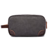 Canvas and Leather Dopp Kit - Nicole Brayden Gifts