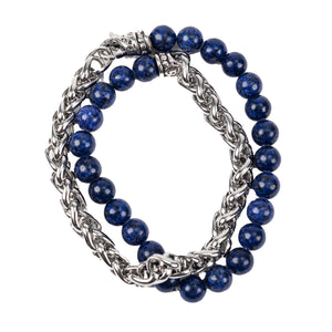 Lapis Blue-Genuine Stone Bracelet