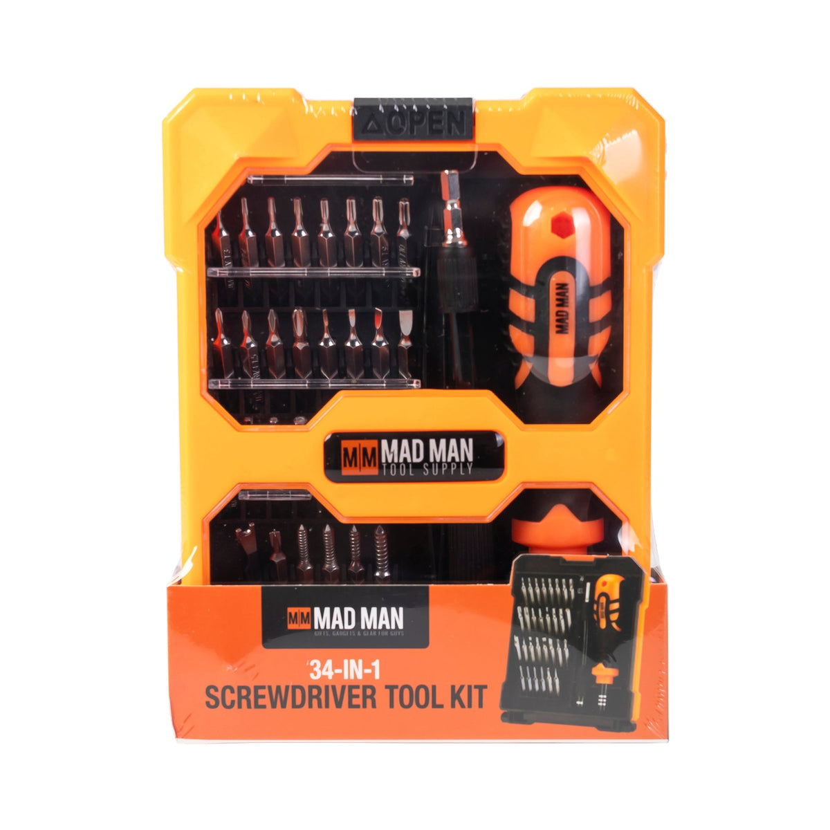 34IN1 Screwdriver Tool Kit Mad Man