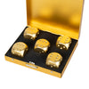 Men's Brushed Stainless Dice Set