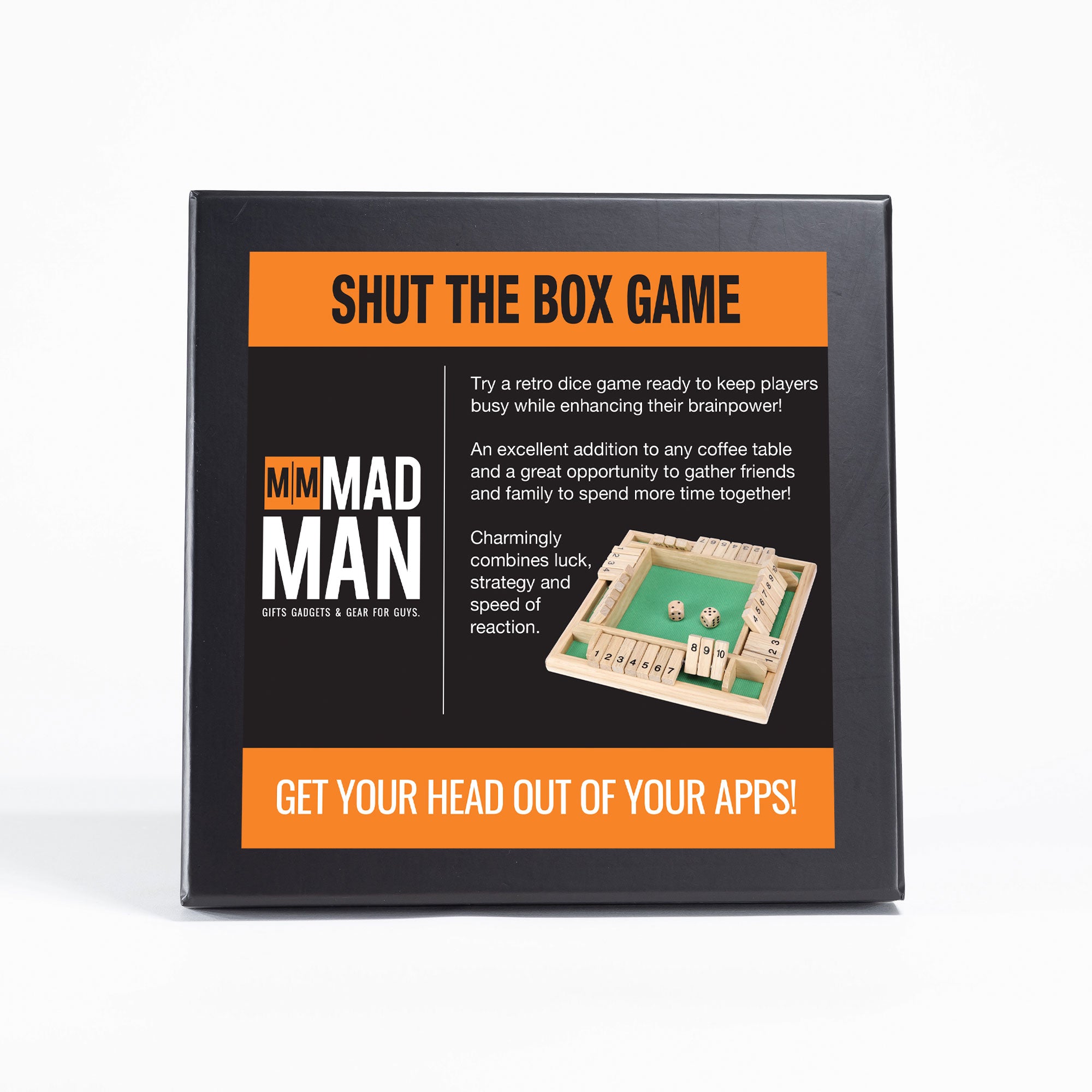 Shut the Box Wooden Board Game